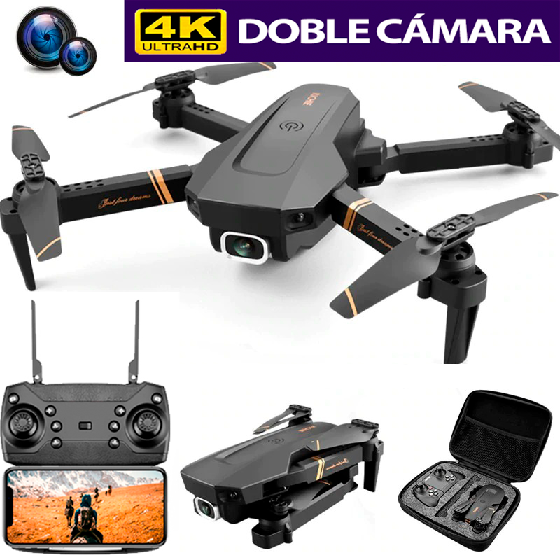 Dron doble cámara 4K FlyPro™ + 2 Baterías – Active Tienda